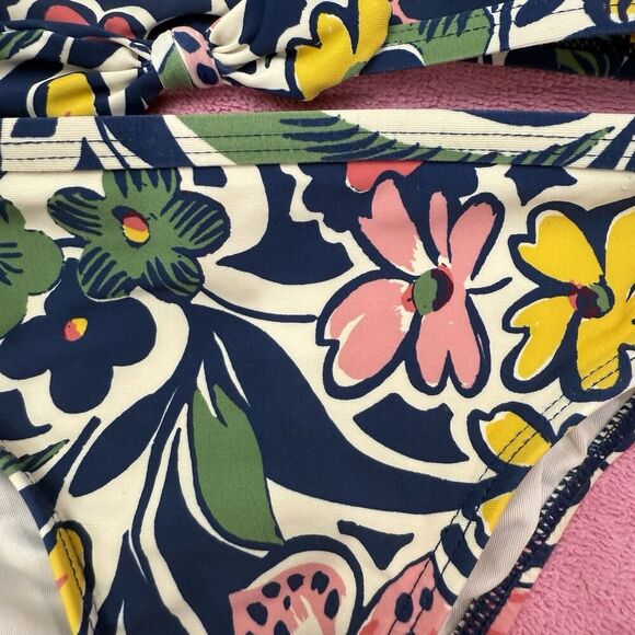 Roller Rabbit Girls Swimsuit 2T Floral Colorful Two Piece - Picture 8 of 11